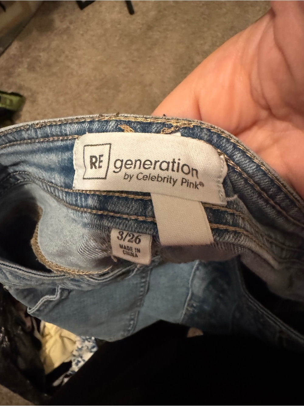 Celebrity Pink Light Blue Denim Jeans - Picture 2 of 2